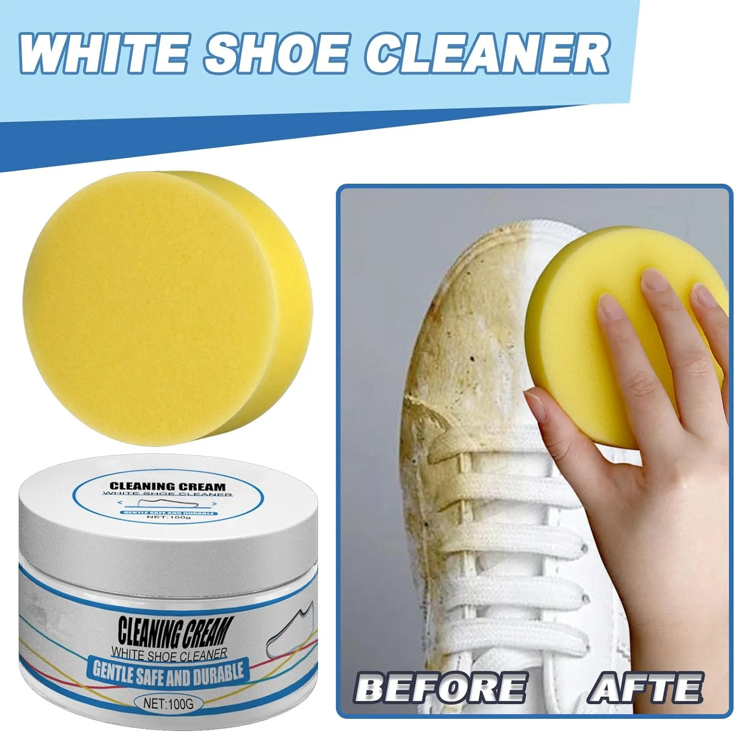 2Pack Multipurpose Shoe Polish Cleaning Cream