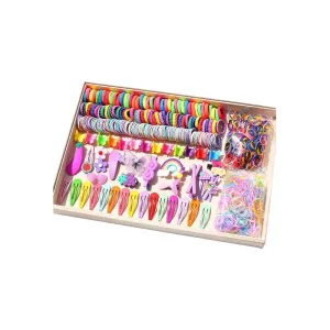 844 Pcs Cute Hair Tie Set for Girls