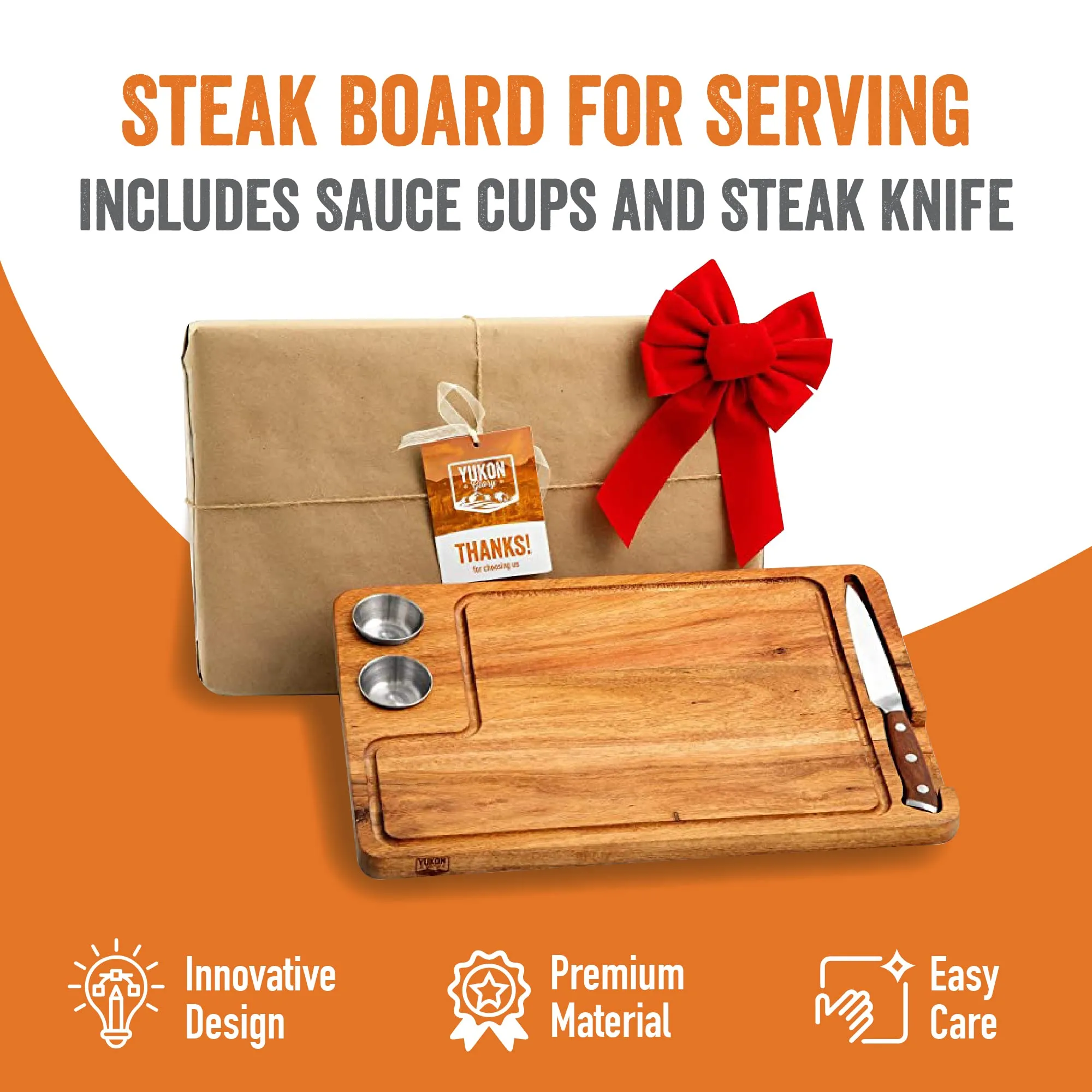 Acacia Wood Steak Board