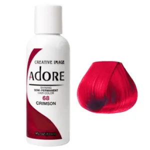 Adore Semi Permanent Hair Colour Crimson 68 118ml