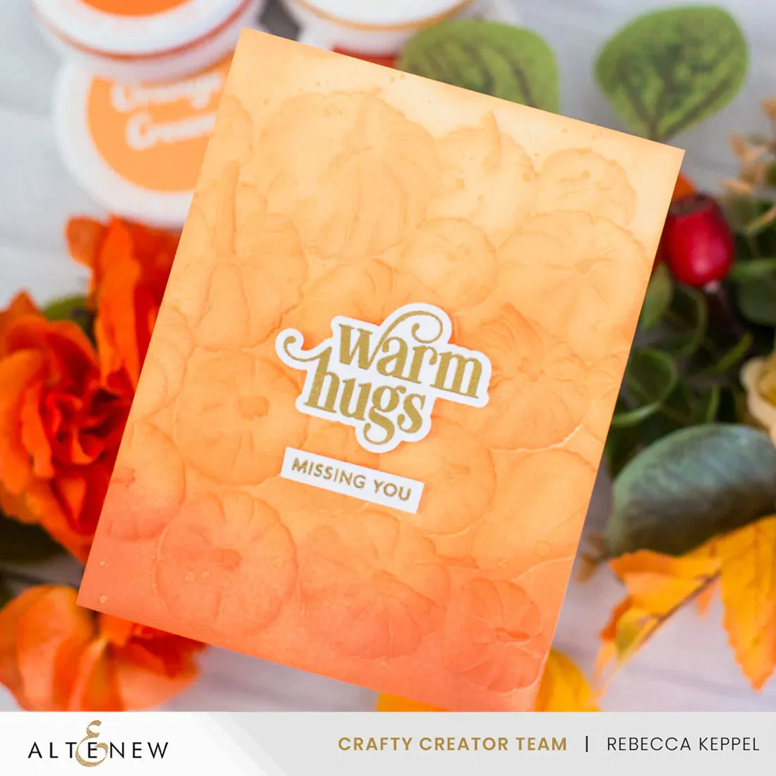 Altenew Warm & Cozy Fresh Dye Ink Pad - Orange Cream