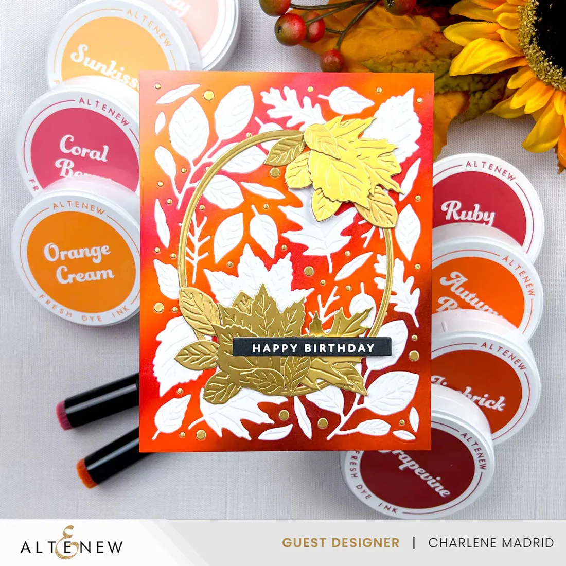 Altenew Warm & Cozy Fresh Dye Ink Pad - Orange Cream