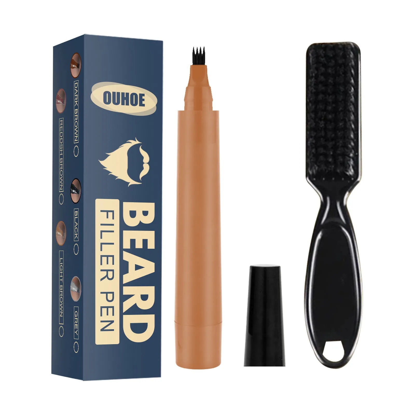 Beard Pencil Filler Kit - Barber-Approved Facial Hair Styling for a Confident Look