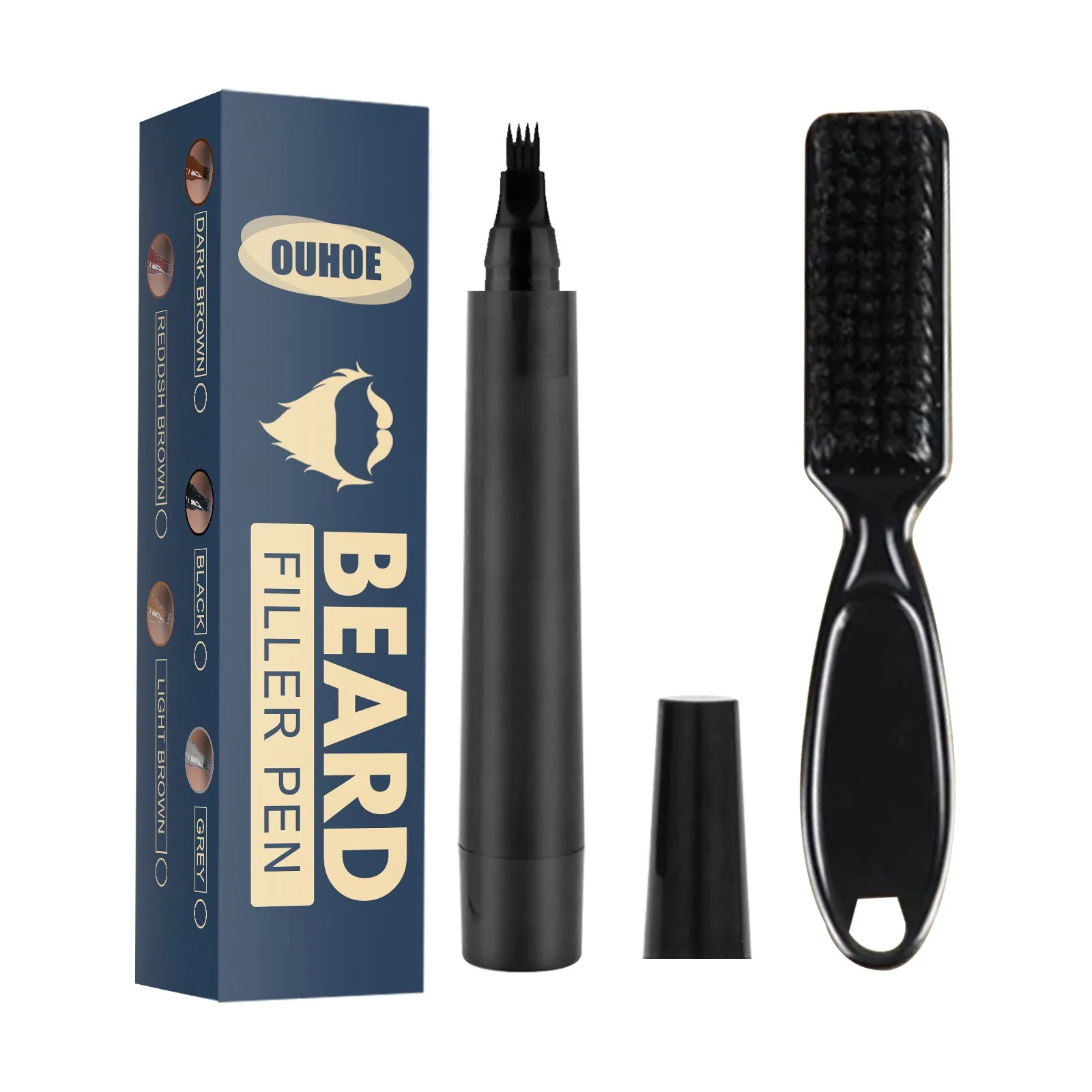 Beard Pencil Filler Kit - Barber-Approved Facial Hair Styling for a Confident Look