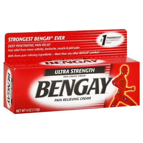 Bengay Ultra Strength Pain Relieving Cream 4 oz