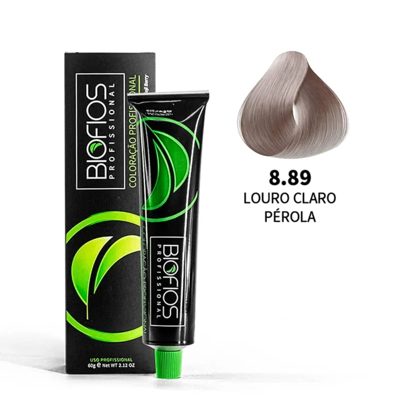 Biofios Profissional 8.89 Blonde Clear Perting 60g Permanent Coloring