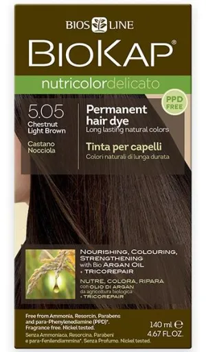 Biokap Nutricolor Delicato 5.05 Chestnut Light Brown