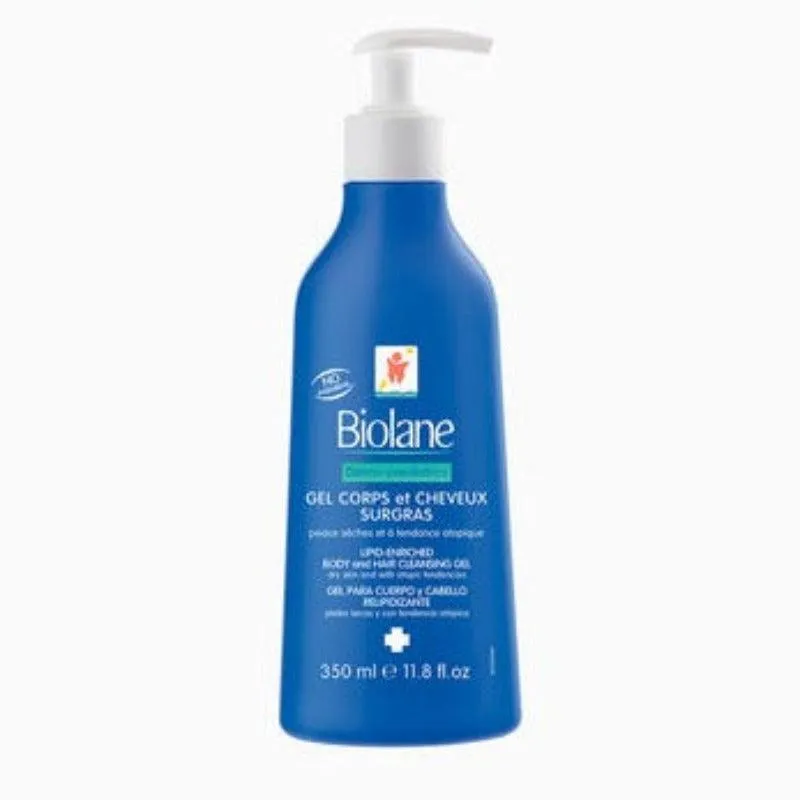 Biolane Dermo-Pediatric Lipid Hair & Body Cleansing Gel 350ml