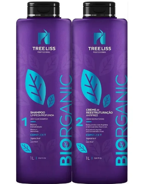 Biorganic Formaldehyde Free Progressive Brush Kit 2x1l - Tree Liss