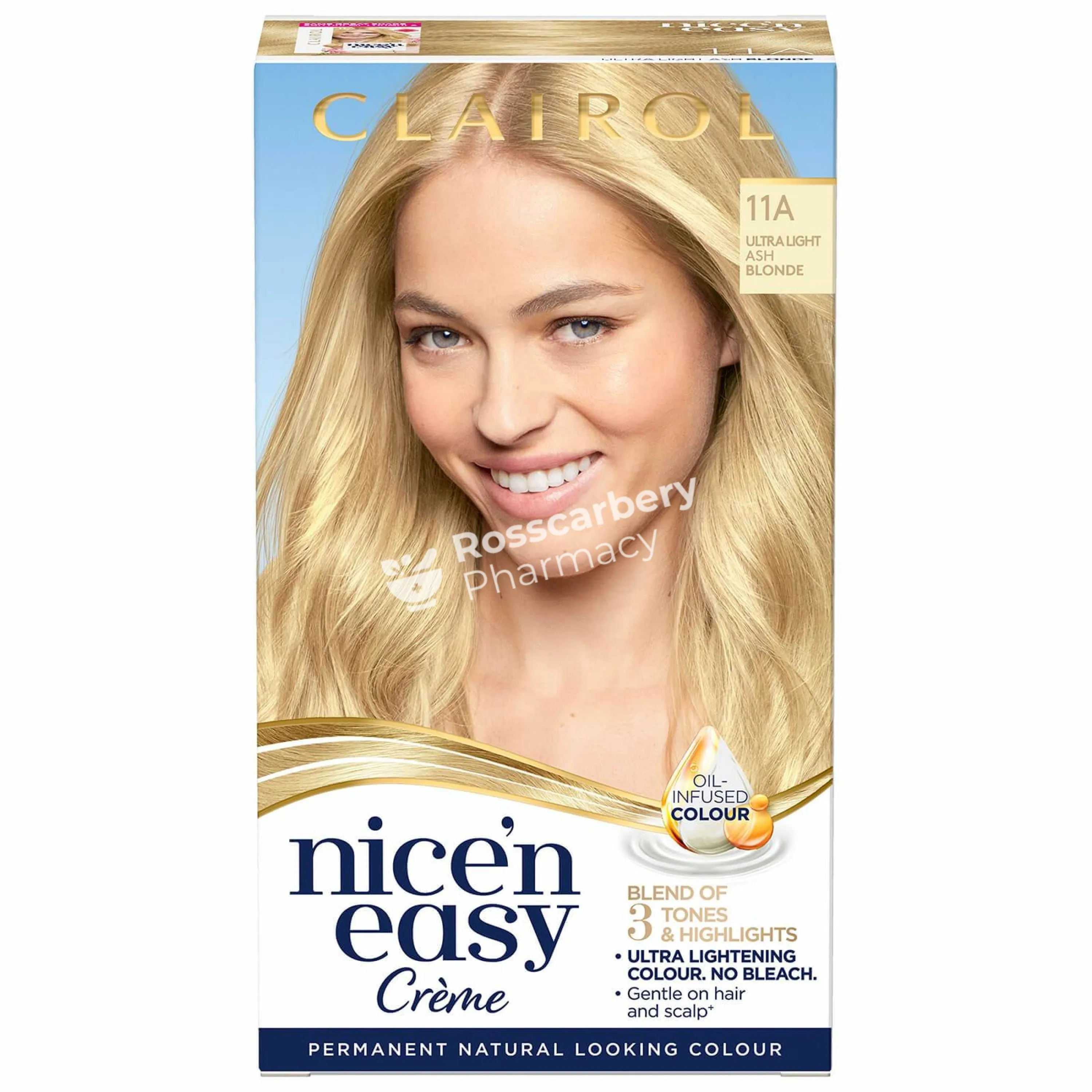 Clairol - Nice'N Easy Creme Permanent Natural Looking Colour - 11A Ultra Light Ash Blonde