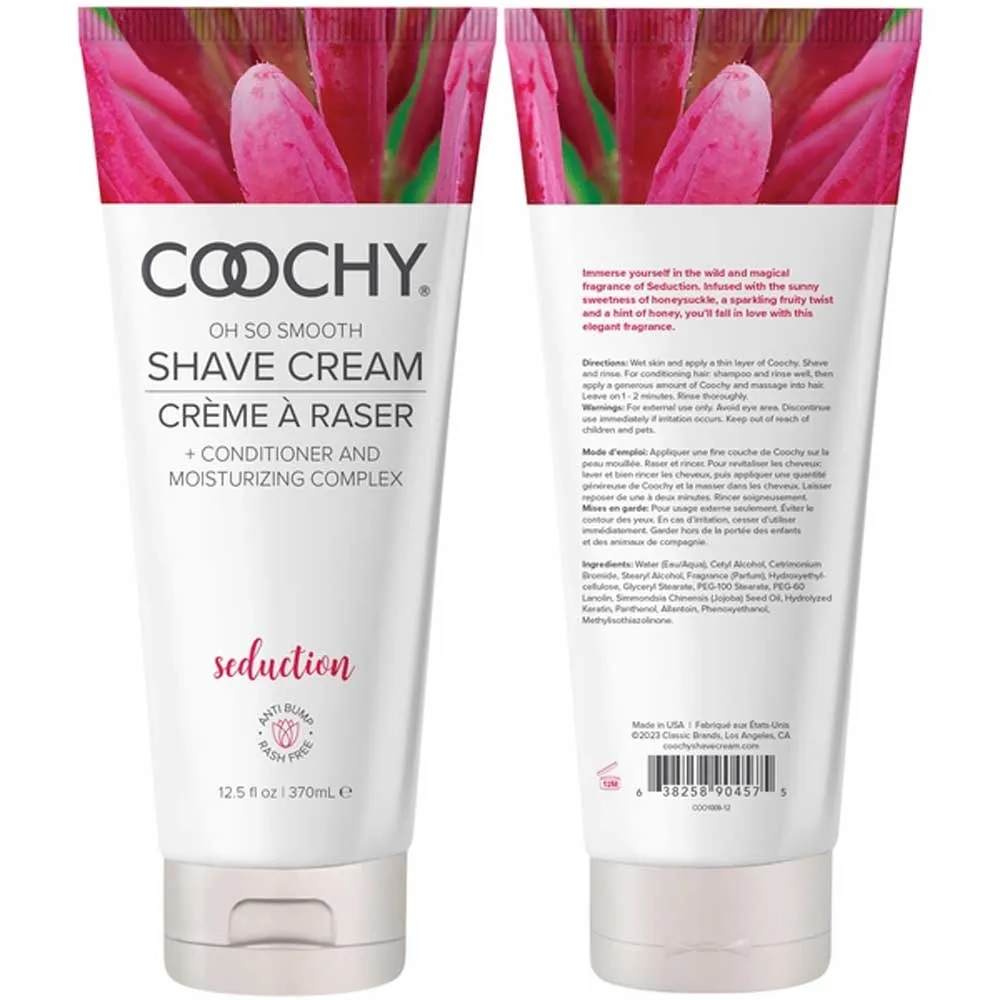 Coochy Oh So Smooth Shave Cream - Seduction - 12.5 Oz