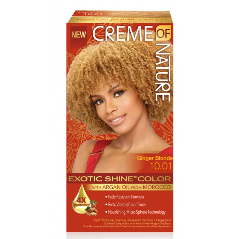 Creme Of Nature Exotic Shine Permanent Color | 10.01 Ginger Blonde