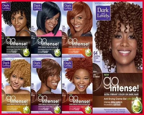 Dark and Lovely Go Intense Ultra Vibrant Color On Dark Hair by Soft sheen Carson