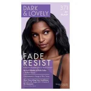 Dark and Lovely Rich Conditioning Hårfärg - 371 Jet Black