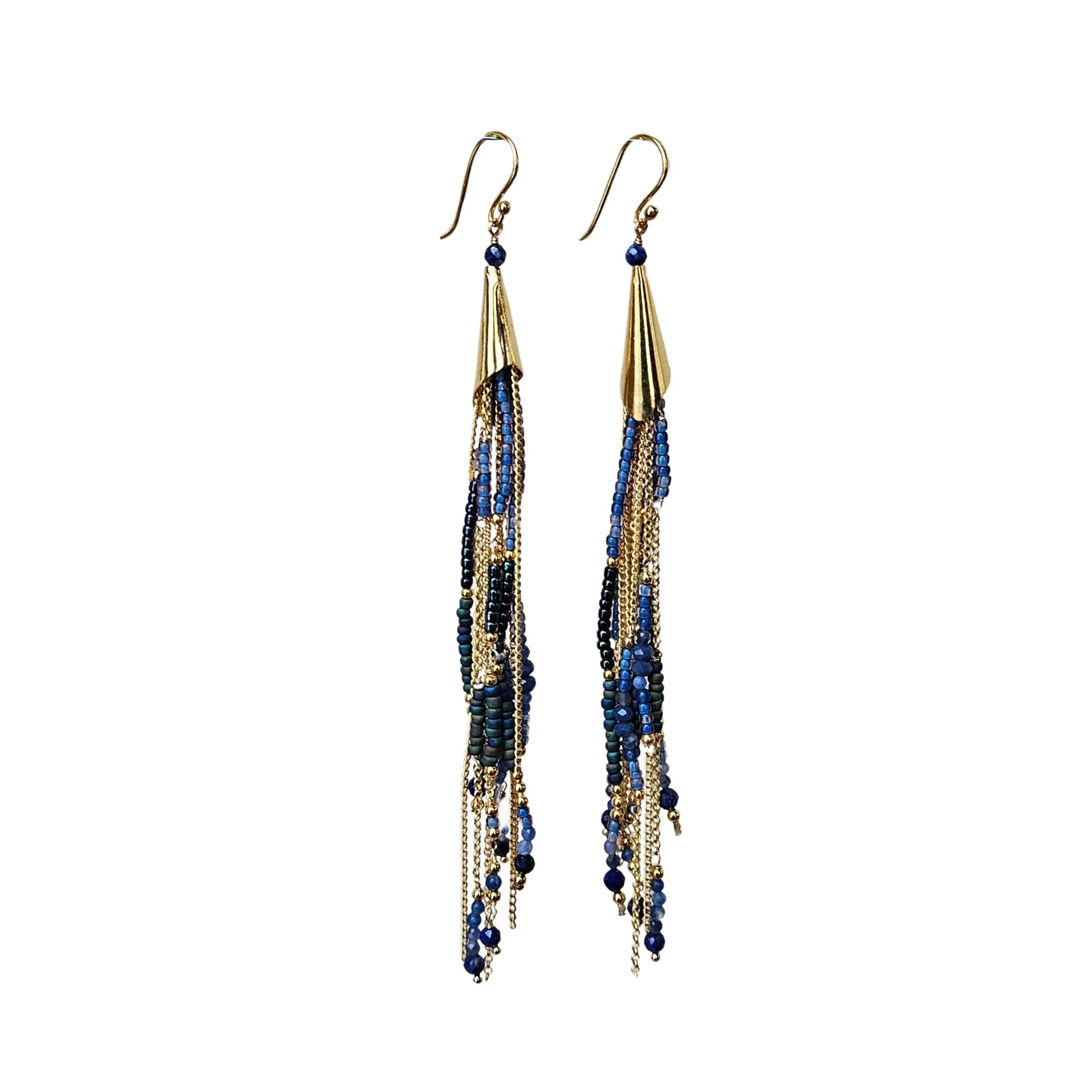 Dark Blue Daydreaming Earrings