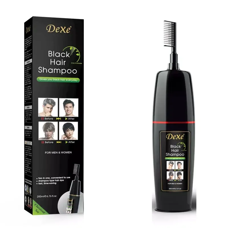 Dexe Black Hair Dye Shampoo