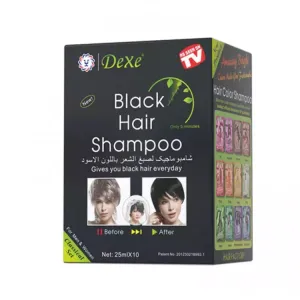 Dexe Black Hair Shampoo 25ml x 10