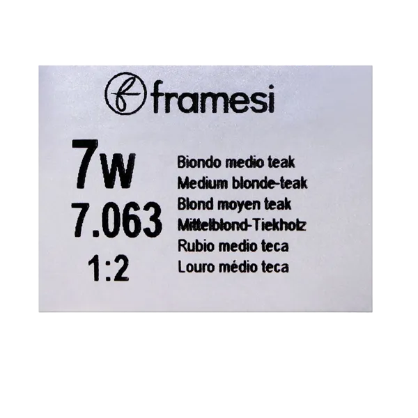 Framesi Framcolor 2001 Hair Color Cream 60ml - 7W Medium Blonde Teak