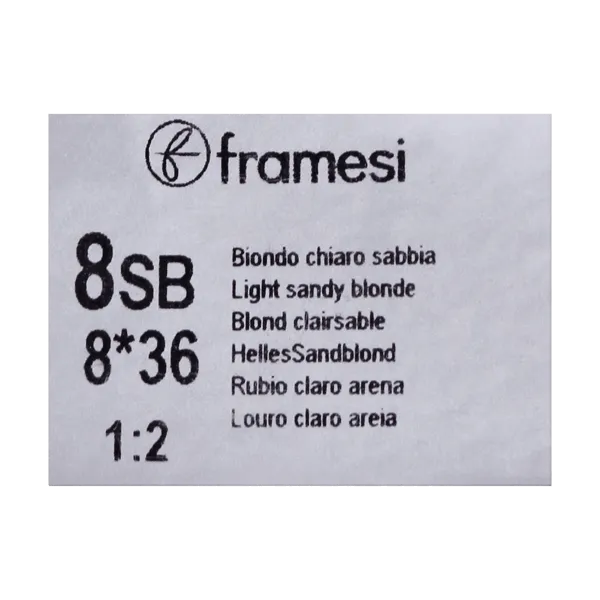 Framesi Framcolor 2001 Hair Color Cream 60ml - 8SB Light Sandy Blonde