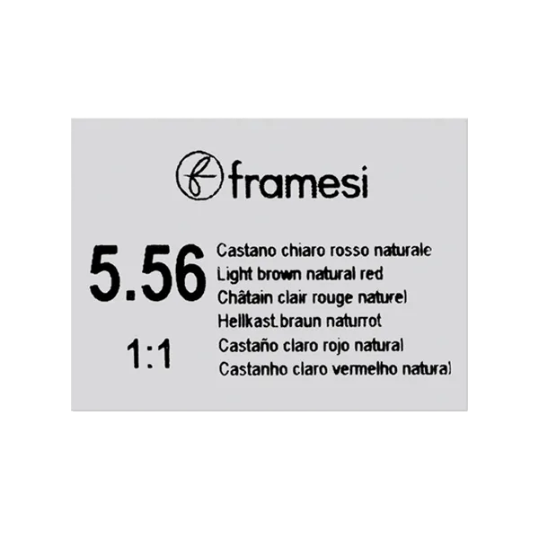 Framesi Framcolor Glamour Hair Color Cream 100ml - 5.56 Light Brown Natural Red