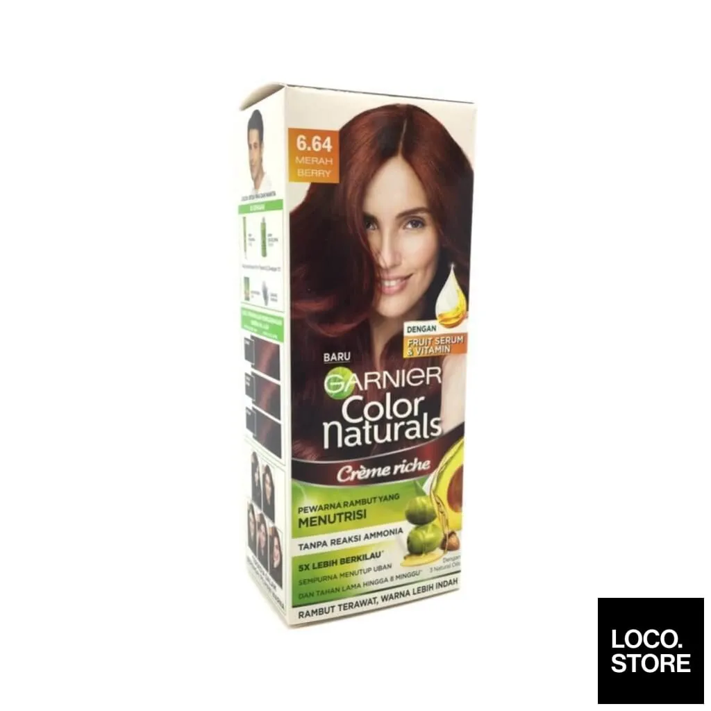 Garnier Color Natural Fashion Kit - 6.64 Merah Berry