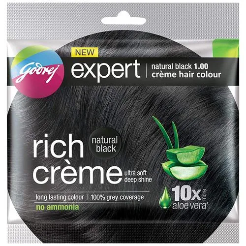 Godrej Expert Rich Creme Hair Colour - Shade 1 Natural Black