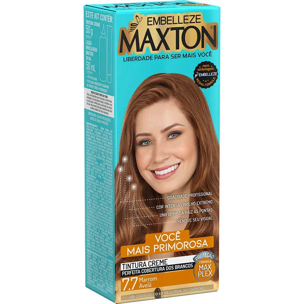 Maxton Hair Dye Shimmering Brown Brunette   Brunette Kit