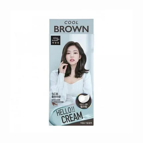 MISE EN SCENE Hello Cream Hair Color 5CB Cool Brown