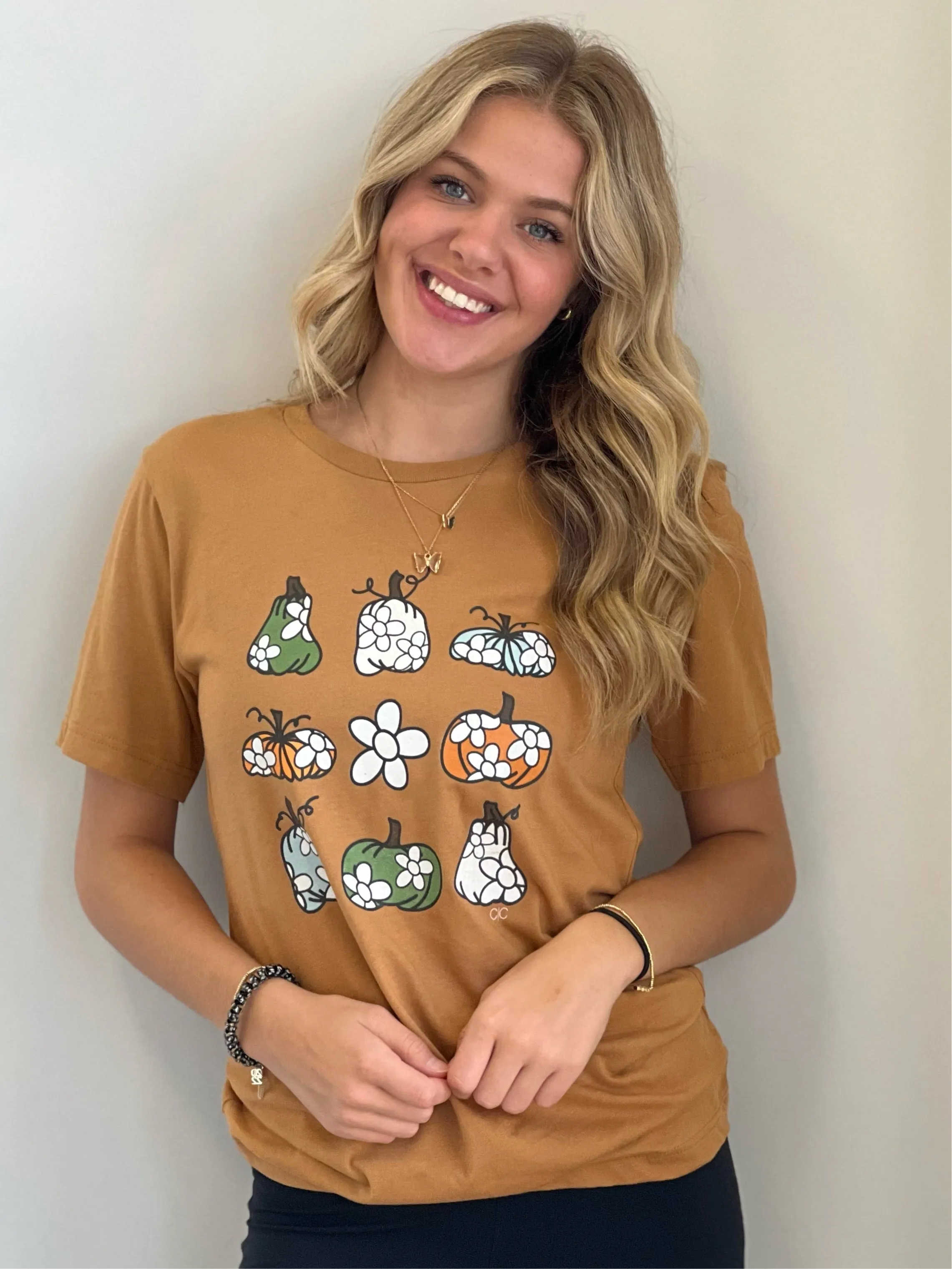 Multicolor Pumpkin Graphic Tee