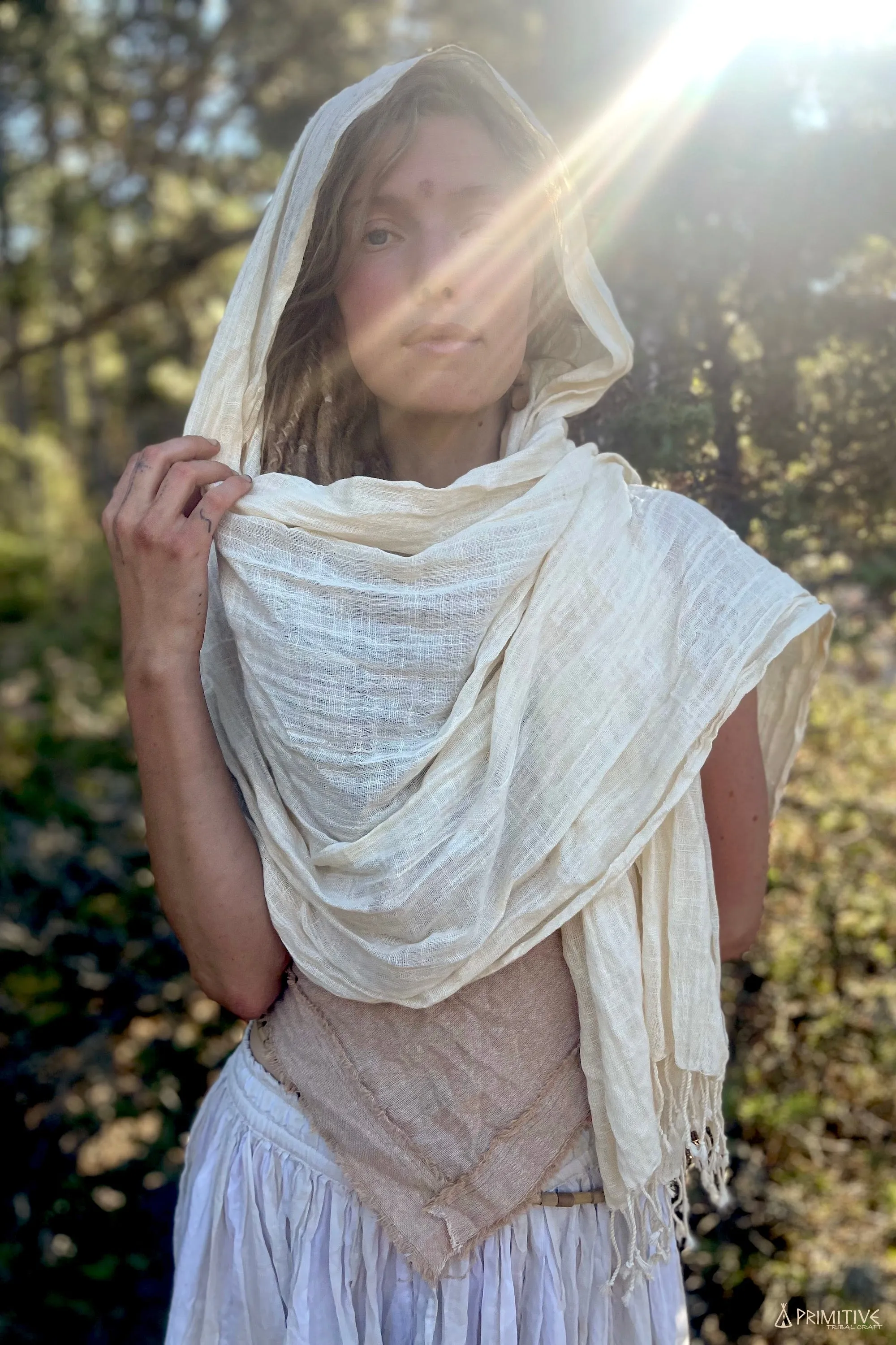 Natural Cotton Scarf ⋙⋘