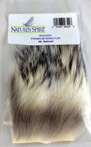 Nature's Spirit Badger Premium Wing Fur