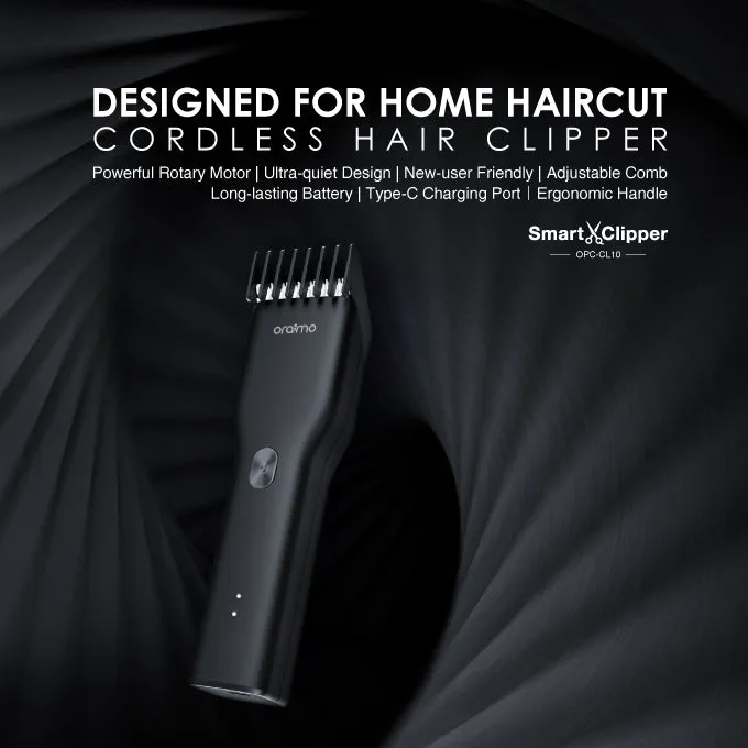 oraimo SmartClipper Cordless Hair Clipper With 4 Guided Combs