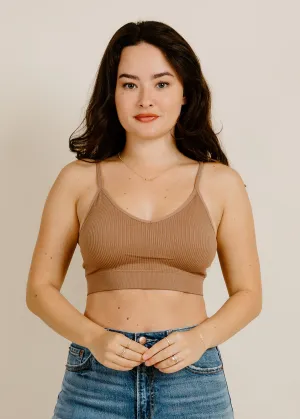 Pasha Padded Bralette - Vintage Mocha