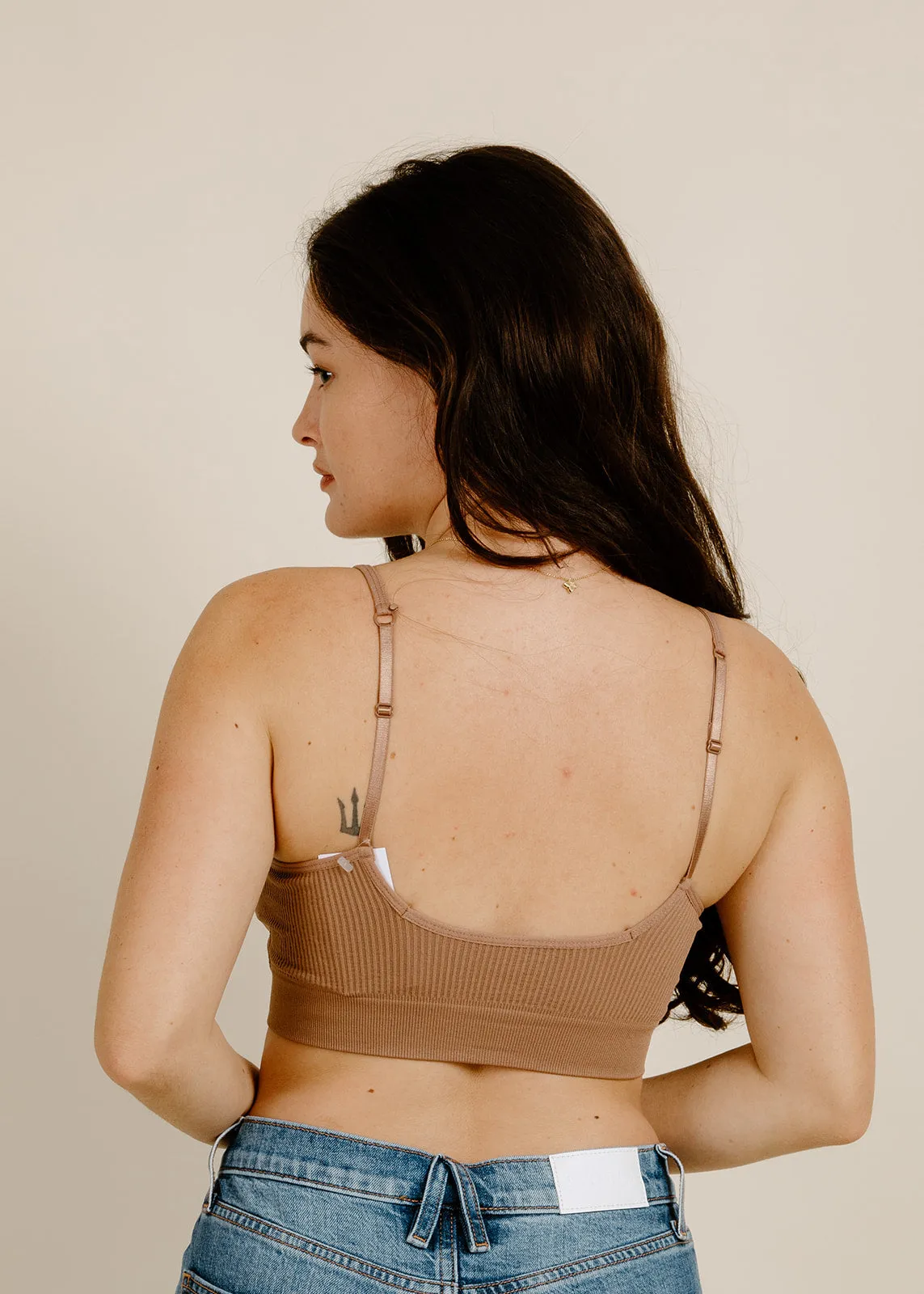 Pasha Padded Bralette - Vintage Mocha