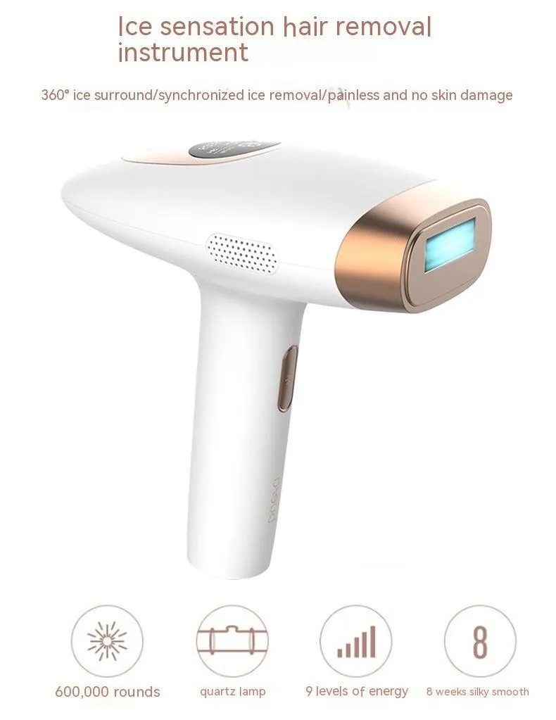 Photon Laser Hair Removal Device for Home Use - Painless Unisex Solution for Arm and Underarm Hair Removal