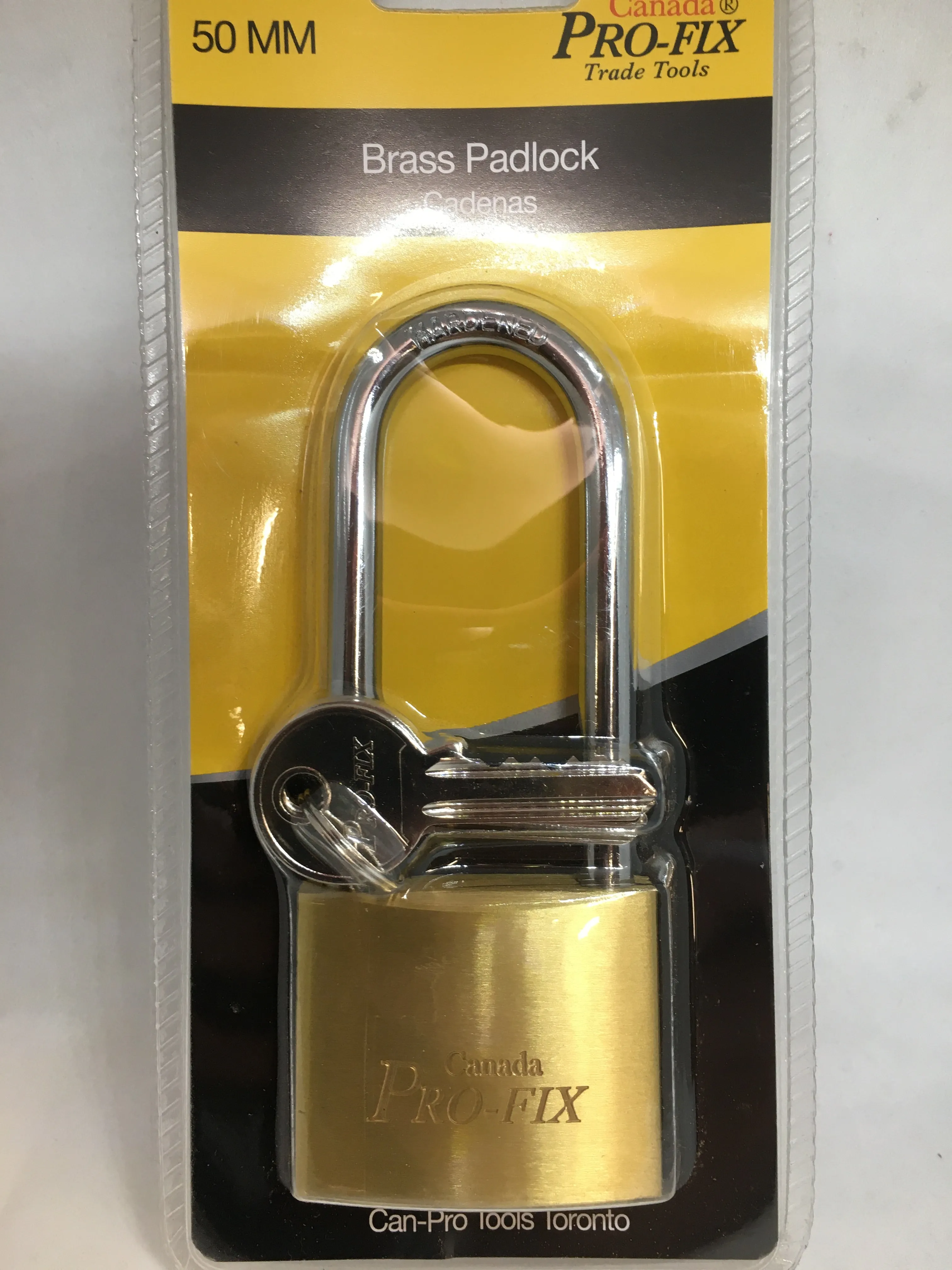 Premium Quality 50mm Brass Long Neck Padlock