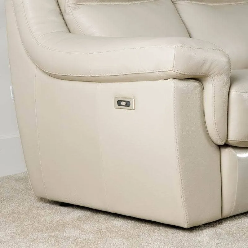 Rimini 2 Seater Power Sofa - Cream