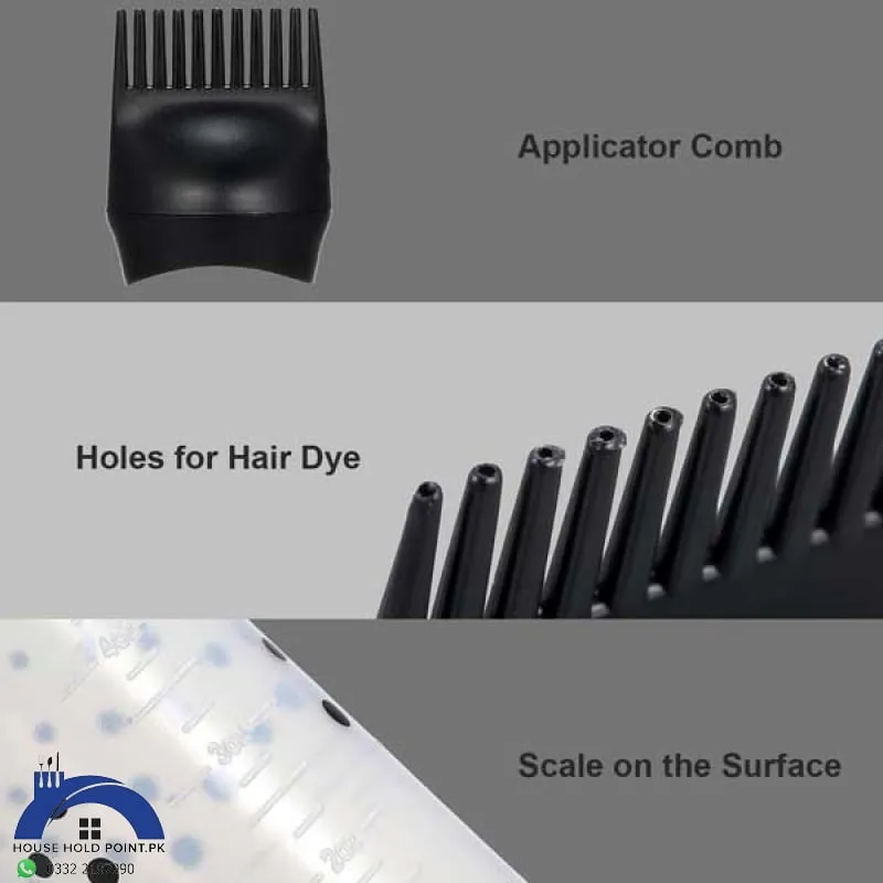 Root Comb Applicator Hair Oil & Hair Dyeing Bottle