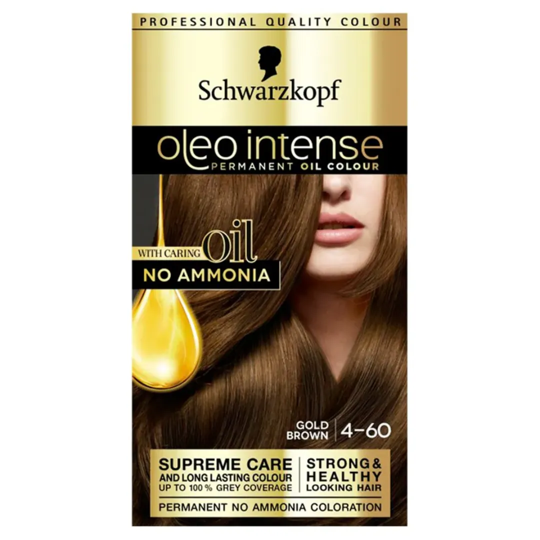 Schwarzkopf Oleo Gold Brown 4-60 Permanent Hair Dye (U)