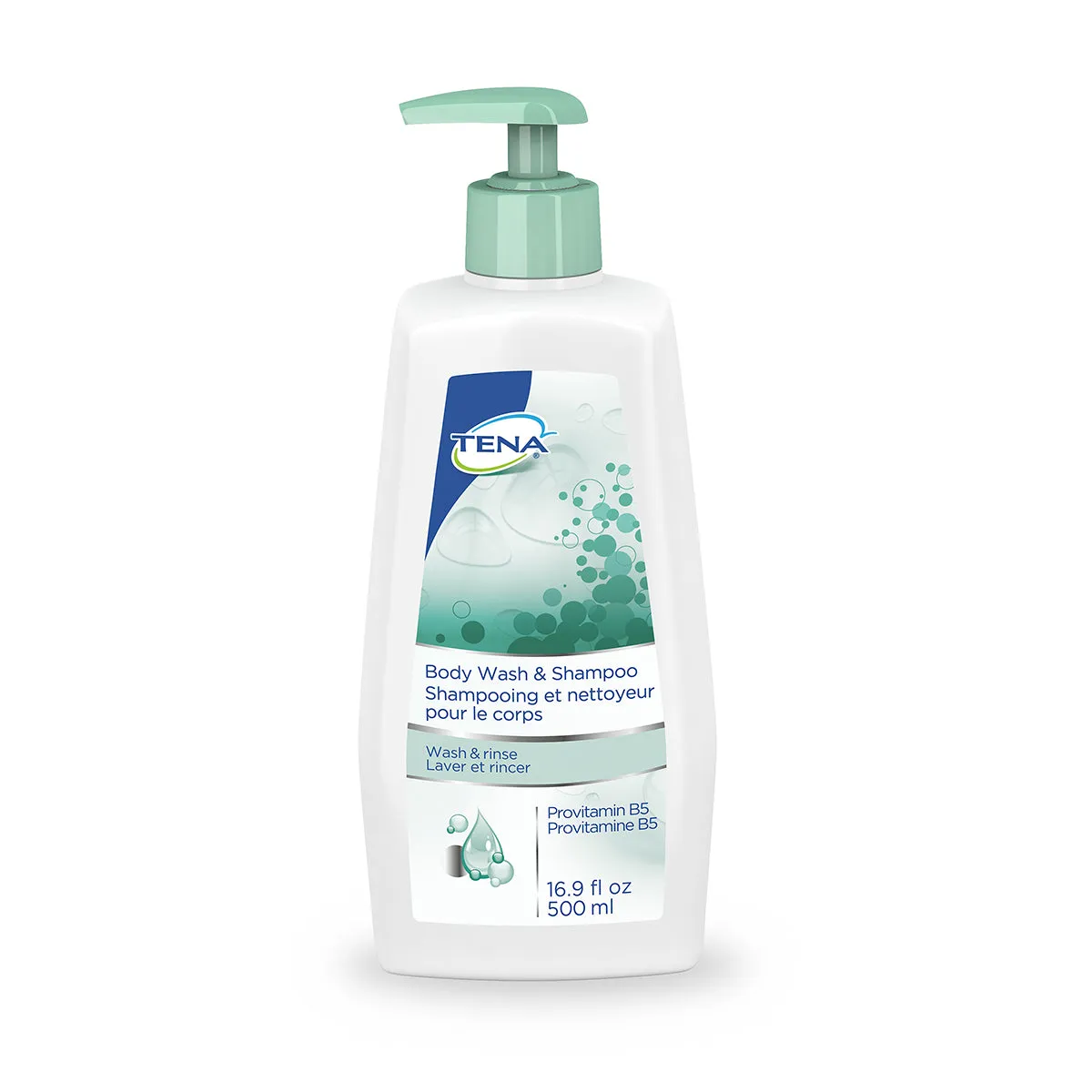 TENA Body Wash and Shampoo Scent-Free 1000mL