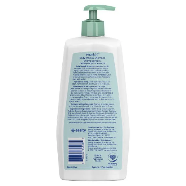 TENA Scent Free Body Wash & Shampoo