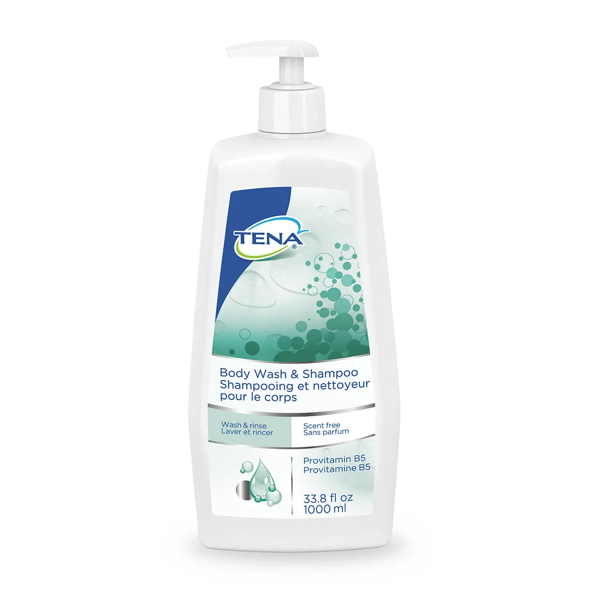 TENA Scent Free Body Wash & Shampoo