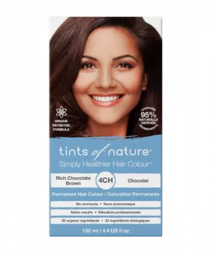 Tints of Nature 4CH Rich Chocolate Brown Permanent Hair Dye