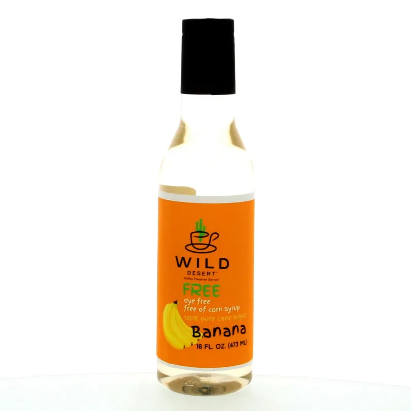 Wild Desert Dye-FREE Coffee Syrup | Banana